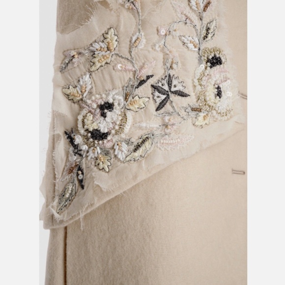 BNWT Very Rare Zara ATELIER Emroidered Wool Tailcoat XS - Picture 4 of 4